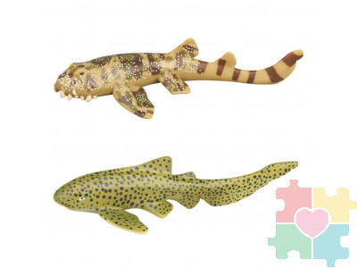 Фигурки игрушки серии "Мир морских животных": Китовая акула и зебровая акула