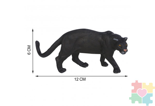 Фигурка игрушка серии "Мир диких животных": Черная пантера