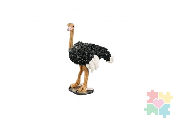 Фигурка игрушка серии "Мир диких животных": птица Страус