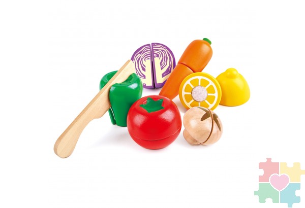 Игрушечные продукты "Овощи", 7 предметов