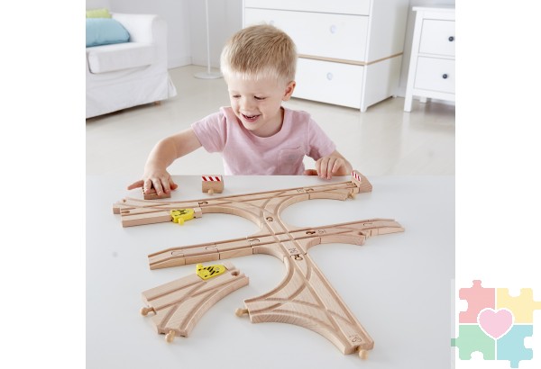Элементы игрушечной железной дороги - Развилки рельс, 14 предметов