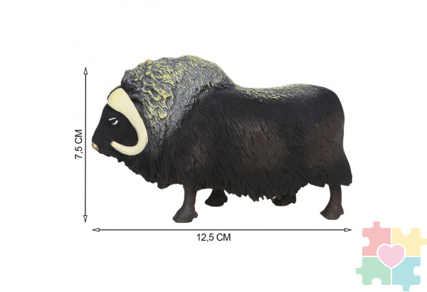 Фигурка игрушка серии "Мир диких животных": Овцебык