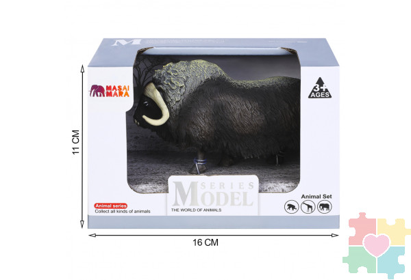 Фигурка игрушка серии "Мир диких животных": Овцебык