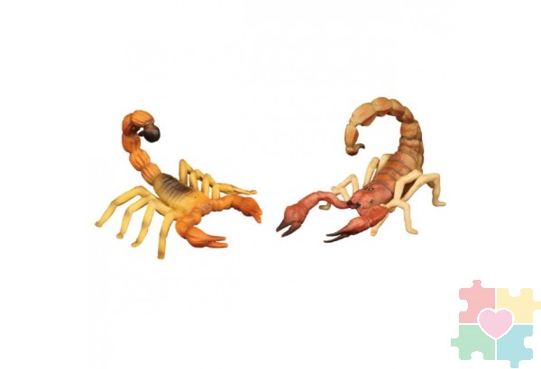 Набор фигурок животных серии "Мир диких животных": Семья скорпионов, 2 предмета