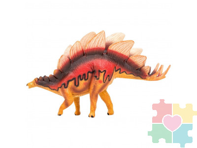 Игрушка динозавр серии "Мир динозавров" Стегозавр, фигурка длиной 19 см