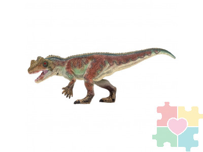 Игрушка динозавр серии "Мир динозавров" Цератозавр, фигурка длиной 30 см