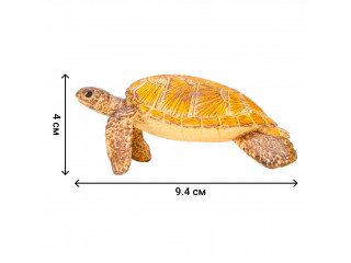 Фигурки игрушки серии "Мир морских животных": Ламантин, морская черепаха, тюлень, пингвин, белый медвежонок (набор из 5 фигурок животных)