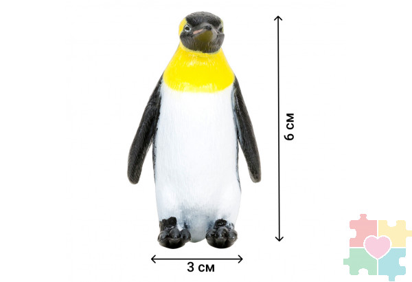 Фигурки игрушки серии "Мир морских животных": Тюлень, белый медвежонок, пингвин, кожистая черепаха, морской слон (набор из 5 фигурок животных)