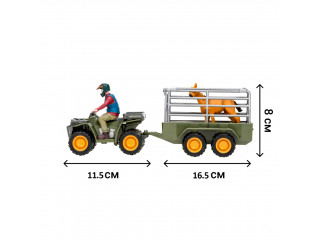 Набор фигурок серии "На ферме": Перевозка животных (машинка игрушка, фермер, лошадь)