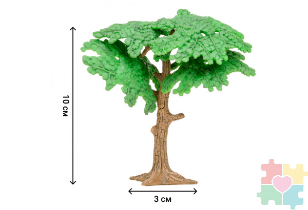 Набор фигурок животных серии "Мир диких животных": Семья зебр, 5 предметов