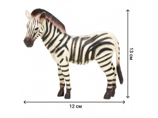 Набор фигурок животных серии "Мир диких животных": Семья зебр, 5 предметов