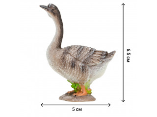 Игрушки фигурки в наборе серии "На ферме", 8 предметов (фермер, индюк, петух, гусь, утка, ограждение-загон, инвентарь)