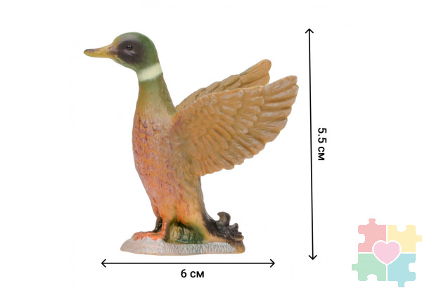 Игрушки фигурки в наборе серии "На ферме", 8 предметов (фермер, индюк, петух, гусь, утка, ограждение-загон, инвентарь)