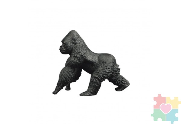 Набор фигурок животных серии "Мир диких животных": горилла, енот, варан, коала, жираф (набор из 6 предметов)