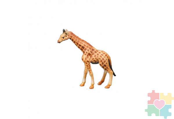 Набор фигурок животных серии "Мир диких животных": горилла, енот, варан, коала, жираф (набор из 6 предметов)