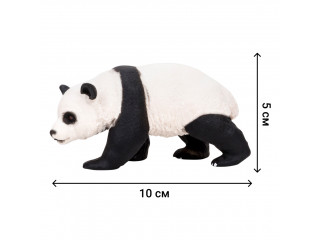 Игрушки фигурки в наборе серии "На ферме", 7 предметов (зоолог, семья панд, ограждение-загон, инвентарь)