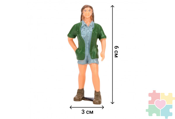 Игрушки фигурки в наборе серии "На ферме", 7 предметов (зоолог, семья панд, ограждение-загон, инвентарь)