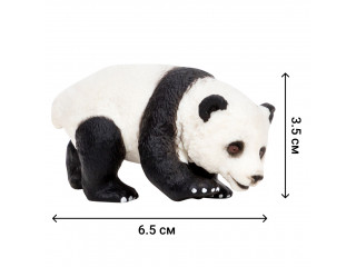 Игрушки фигурки в наборе серии "На ферме", 7 предметов (зоолог, семья панд, ограждение-загон, инвентарь)