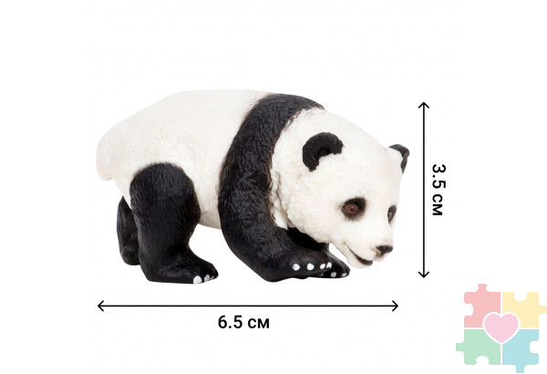Игрушки фигурки в наборе серии "На ферме", 7 предметов (зоолог, семья панд, ограждение-загон, инвентарь)