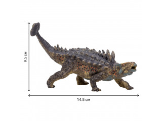 Динозавры и драконы для детей серии "Мир динозавров": птеродактиль, тираннозавр, анкилозавр (набор фигурок из 4 предметов)