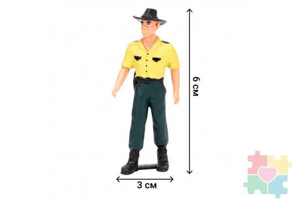 Набор фигурок животных серии "Мир лошадей": Конюшня игрушка, лошади, фермер, инвентарь - 16 предметов