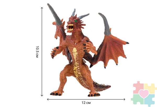 Драконы и динозавры для детей серии "Мир драконов" (6 драконов игрушек, 2 аксессуара в наборе с фигурками)