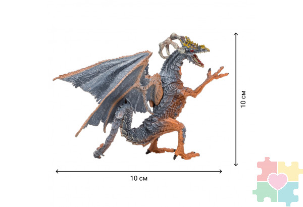 Драконы и динозавры для детей серии "Мир драконов" (6 драконов игрушек, 2 аксессуара в наборе с фигурками)