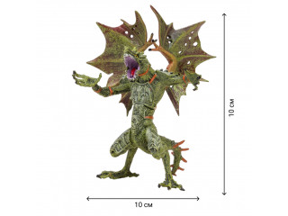 Драконы и динозавры для детей серии "Мир драконов" (6 драконов игрушек, 2 аксессуара в наборе с фигурками)