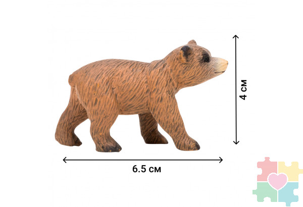 Набор фигурок животных серии "Мир диких животных": Семьи ягуаров и семья медведей, 8 предметов Набор фигурок животных серии "Мир диких животных": Семьи ягуаров и семья медведей, 8 предметов