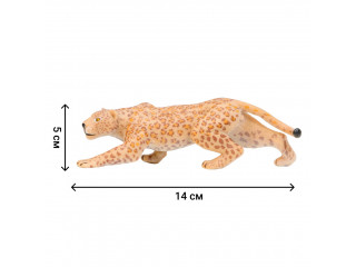 Набор фигурок животных серии "Мир диких животных": Семьи ягуаров и семья медведей, 8 предметов