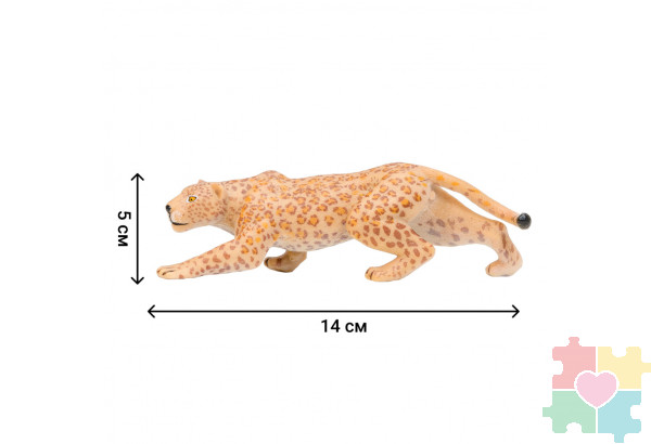 Набор фигурок животных серии "Мир диких животных": Семьи ягуаров и семья медведей, 8 предметов