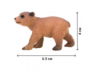 Игрушки фигурки в наборе серии "На ферме", 10 предметов (фермер, семья медведей, дерево, ограждение-загон, инвентарь)