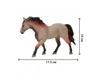 Игрушки фигурки в наборе серии "На ферме", 8 предметов: Американская лошадь и жеребенок, фермер, дерево, ограждение-загон, инвентарь