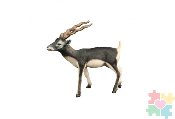 Набор фигурок животных серии "Мир диких животных": антилопа, гиена, лиса, сурикат, крокодил, обезьяна (набор из 6 фигурок)