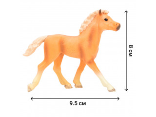 Игрушки фигурки в наборе серии "На ферме", 8 предметов: Авелинская лошадь и жеребенок, фермер, дерево, ограждение-загон, инвентарь