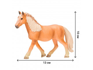 Игрушки фигурки в наборе серии "На ферме", 8 предметов: Авелинская лошадь и жеребенок, фермер, дерево, ограждение-загон, инвентарь