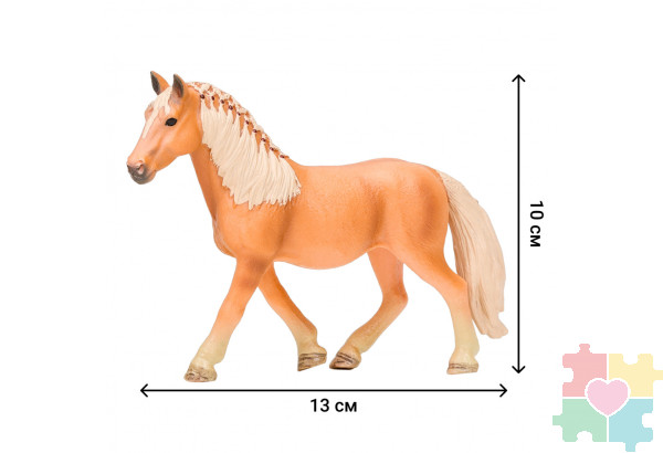 Игрушки фигурки в наборе серии "На ферме", 8 предметов: Авелинская лошадь и жеребенок, фермер, дерево, ограждение-загон, инвентарь