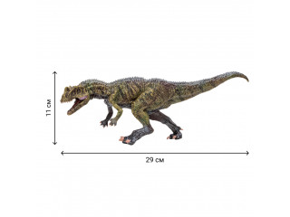 Динозавры и драконы для детей серии "Мир динозавров": птеродактиль, тираннозавр, стегозавр, аллозавр (набор фигурок из 6 предметов)
