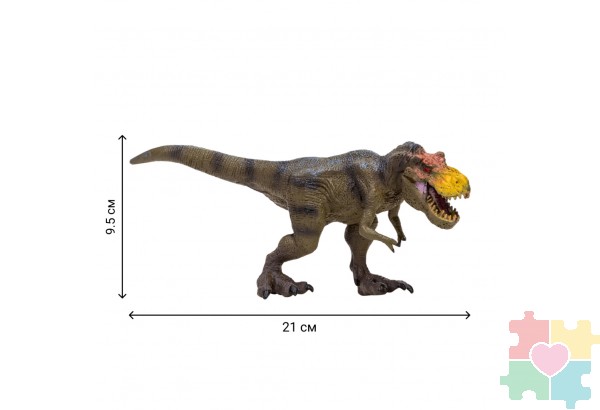 Динозавры и драконы для детей серии "Мир динозавров": птеродактиль, тираннозавр, стегозавр, аллозавр (набор фигурок из 6 предметов)