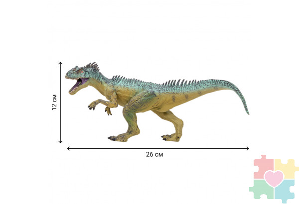 Динозавры и драконы для детей серии "Мир динозавров": птеродактиль, брахиозавр, аллозавр, пахицефалозавр (набор фигурок из 7 предметов)