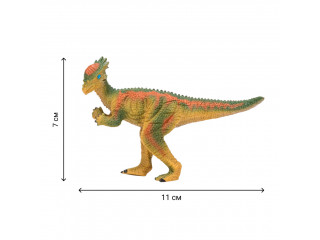 Динозавры и драконы для детей серии "Мир динозавров": птеродактиль, брахиозавр, аллозавр, пахицефалозавр (набор фигурок из 7 предметов)
