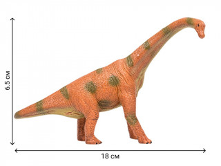 Динозавры и драконы для детей серии "Мир динозавров": птеродактиль, брахиозавр, аллозавр, пахицефалозавр (набор фигурок из 7 предметов)