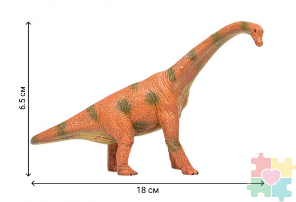 Динозавры и драконы для детей серии "Мир динозавров": птеродактиль, брахиозавр, аллозавр, пахицефалозавр (набор фигурок из 7 предметов)