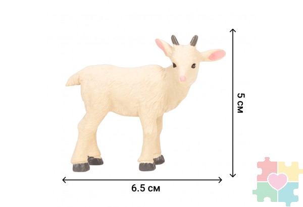 Набор фигурок животных cерии "На ферме": Ферма игрушка, лошадь, козы, фермер, инвентарь - 21 предмет
