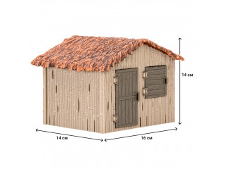 Набор фигурок животных серии "На ферме": Ферма игрушка, бык, козы, квадроцикл для перевозки животных, фермеры, инвентарь - 22 предмета