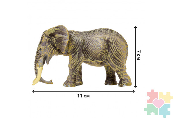 Набор фигурок животных серии "На ферме": Ферма игрушка, кенгуру, слоны, фермер, инвентарь - 12 предметов