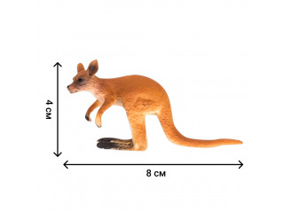Набор фигурок животных серии "На ферме": Ферма игрушка, кенгуру, слоны, фермер, инвентарь - 12 предметов