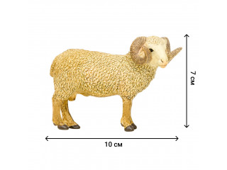 Набор фигурок животных серии "На ферме": Ферма игрушка, 19 фигурок домашних животных (коровы, овцы), персонажей и инвентаря