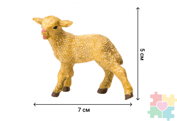 Набор фигурок животных серии "На ферме": Ферма игрушка, 19 фигурок домашних животных (коровы, овцы), персонажей и инвентаря