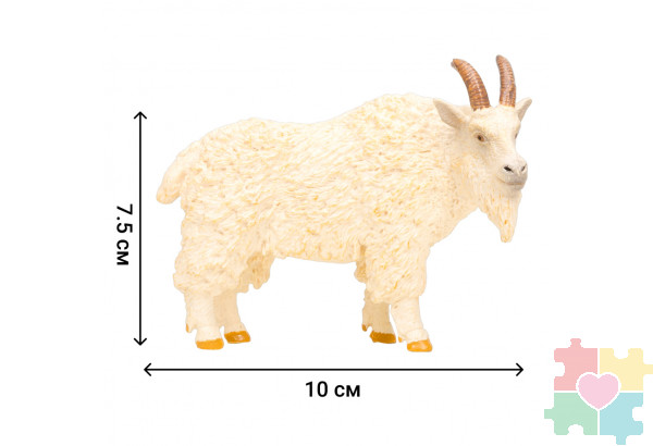 Набор фигурок животных серии "На ферме": Ферма игрушка, 18 фигурок домашних животных (лошади, козы), персонажей и инвентаря